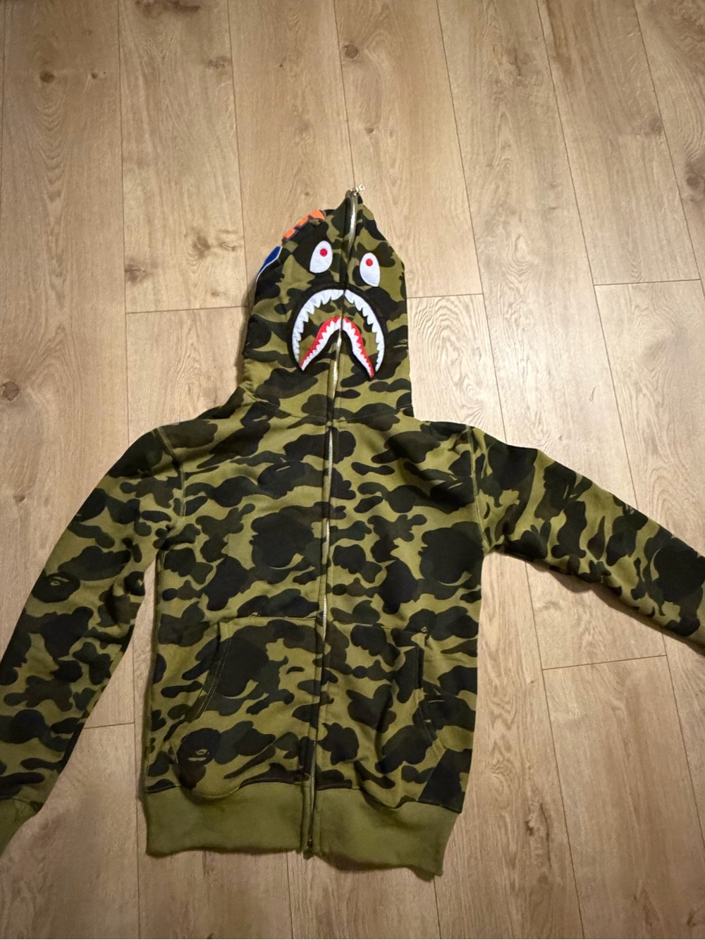 A Bathing Ape One-Piece in Green Camo - Picture 3 of 12